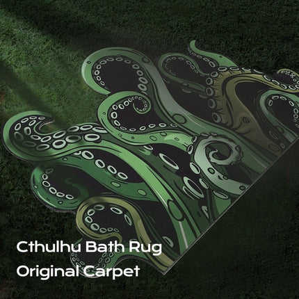 Octopus Bathroom Rug Non-Slip Mat -, Microfiber Absorbent Octopus Rug