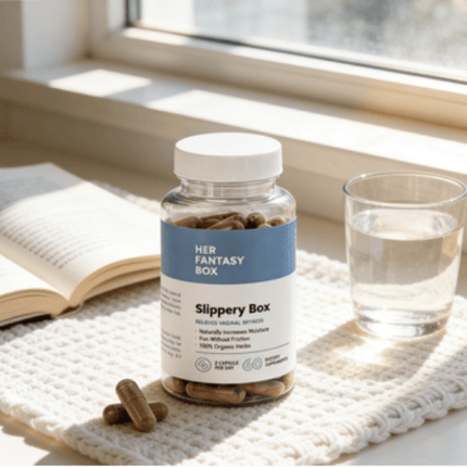 Her Fantasy Box Slippery Box | Organic Vaginal Moisture Supplement |
