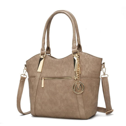 MKF Collection Hazel Vegan Leather Women Tote by Mia k