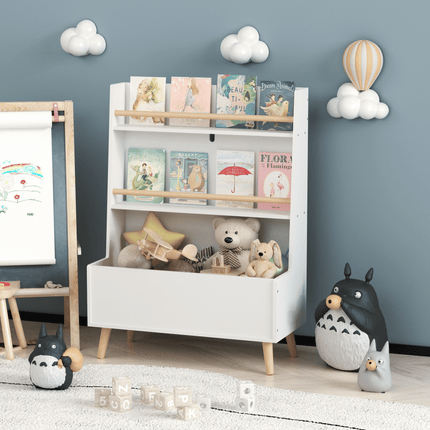 Kids Bookshelf, Book and Magazine Rack, Book Organizer, toy Storage