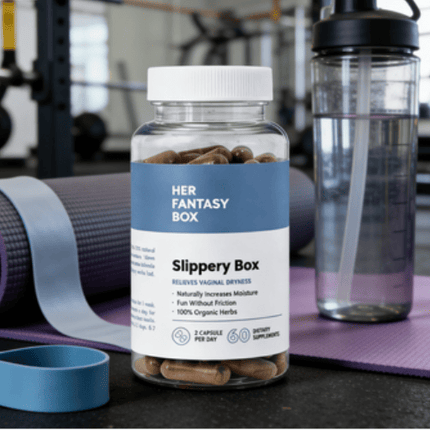 Her Fantasy Box Slippery Box | Organic Vaginal Moisture Supplement |