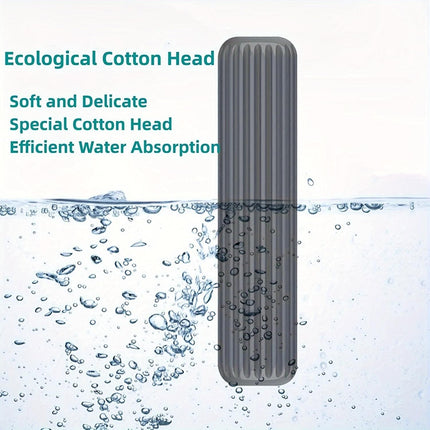 Portable Mini Mop, Self-Squeeze Sponge Mops, Lazy Hand-Free Household