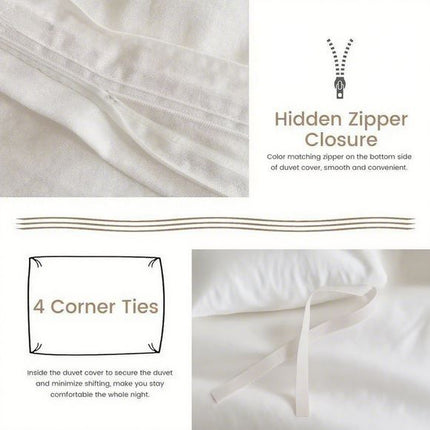 Serta Simply Clean Solid Duvet cover Twin
