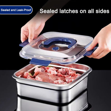 Yakimoto 2/4/6/8/10 PCS Extra-Large Stainless Steel Food Storage