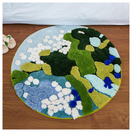 3D Colorful Cartoon Rugs, Colorful Flower Floor Mats, Cute and