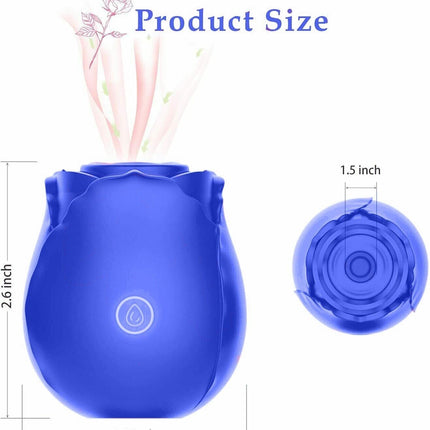 Discreet 10 Speed Personal Massage Rose Vibrator sucking Massager for