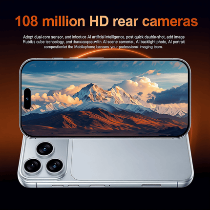 5G Android 15 Smartphone, 6.8' FHD+ Display, 8GB RAM + 256GB Storage,