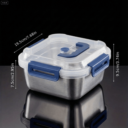 Yakimoto 2/4/6/8/10 PCS Extra-Large Stainless Steel Food Storage