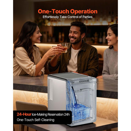 Countertop Ice Maker, 22 lbs per Day, Self-Cleaning Portable Machine