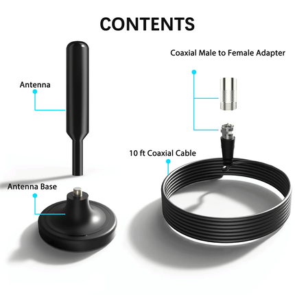 5600Miles Upgraded TV Antenna HDTV Amplified Digital 4K 1080P Long