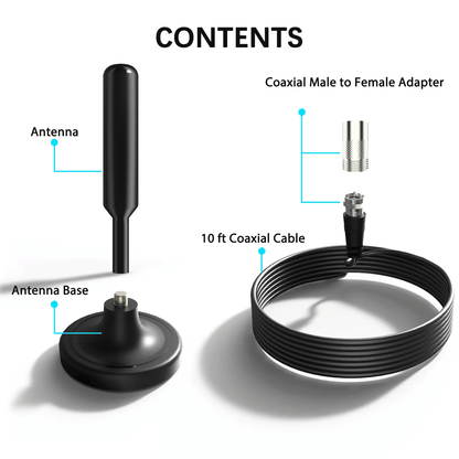 5600Miles Upgraded TV Antenna HDTV Amplified Digital 4K 1080P Long