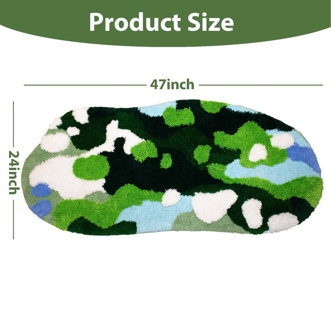Moss Rug Room Decor Cool Runner Rugs Bath Mat Cottagecore Aesthetic