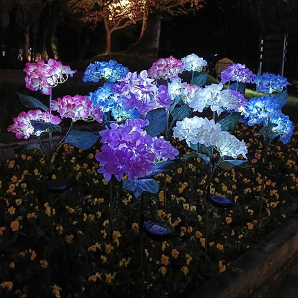 4-piece set of outdoor solar courtyard lights - larger and more