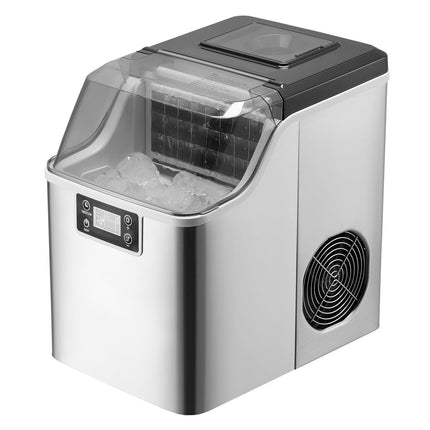 Countertop Ice Maker, 24 Cubes Ready in 15 Mins, 45lbs in 24Hrs,