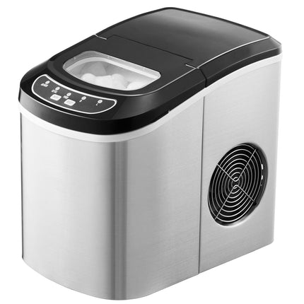 Countertop Ice Maker, 9 Cubes Ready in 6 Mins, 33lbs in 24Hrs,