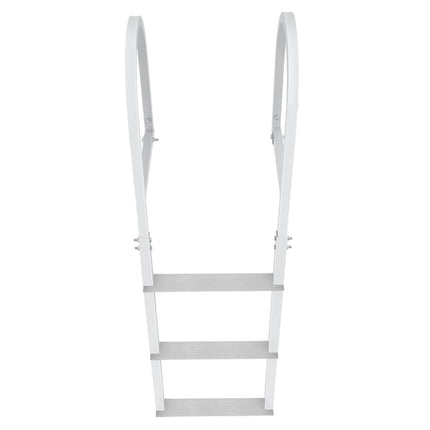 Dock Ladder, Removable 3 Steps, 500 lbs Load Capacity, Aluminum Alloy