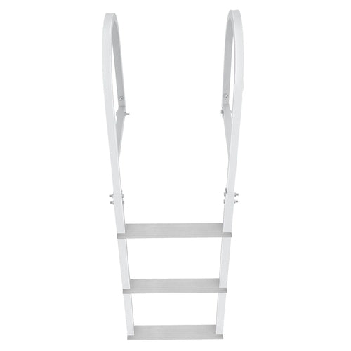 Dock Ladder, Removable 3 Steps, 500 lbs Load Capacity, Aluminum Alloy