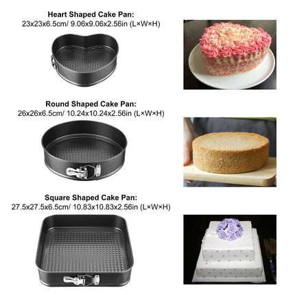 Non Stick Springform Cake Pan Leakproof 9in 10in 11in Bakeware Pan
