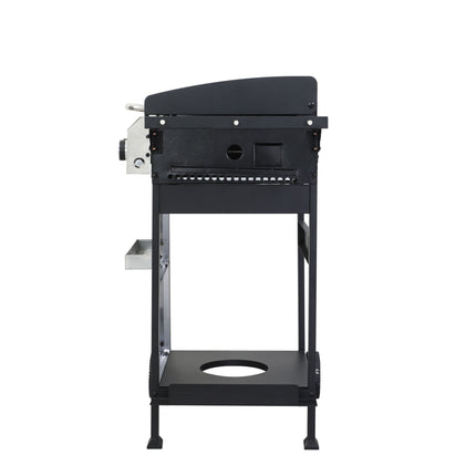 3-Burner Propane Gas BBQ Grill, SS Plancha, 36900BTU Output With Wire