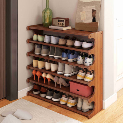 5/6-layer practical storage rack, shoe rack, space-saving design,