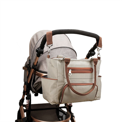 8Pcs Baby Nappy Diaper Bags Set for Mom Dad Mummy Handbags