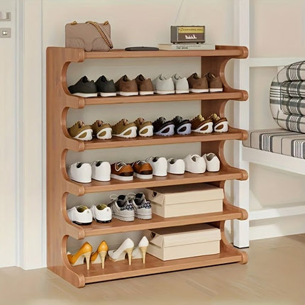 5/6-layer practical storage rack, shoe rack, space-saving design,