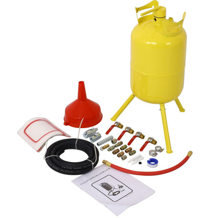Portable 5-Gallons Air Sand Blaster Handle Sandblasting 5-Gal Air