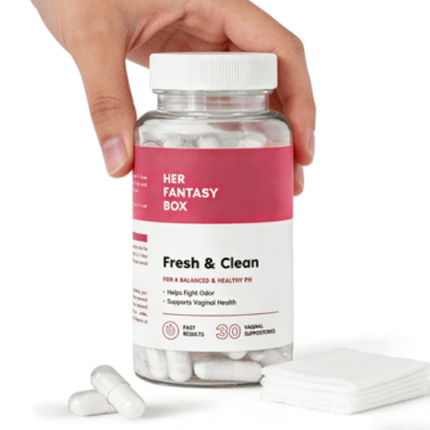 Her Fantasy Box Fresh & Clean Boric Acid Vaginal Suppositories | 30