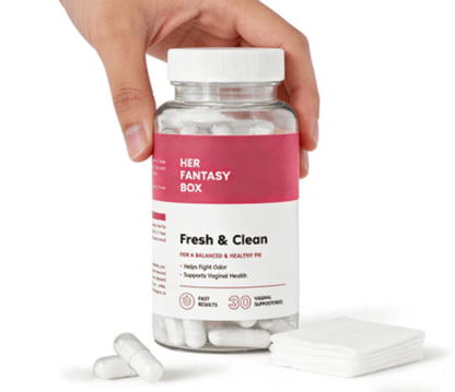 Her Fantasy Box Fresh & Clean Boric Acid Vaginal Suppositories | 30