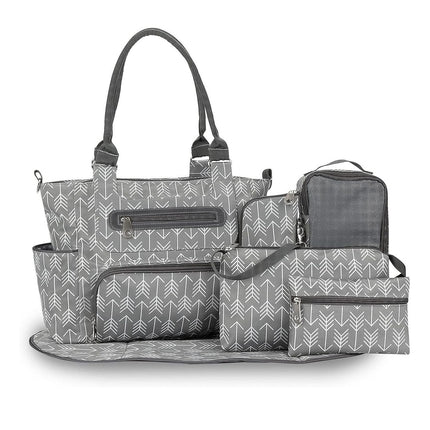 8Pcs Baby Nappy Diaper Bags Set for Mom Dad Mummy Handbags