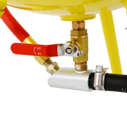 Portable 5-Gallons Air Sand Blaster Handle Sandblasting 5-Gal Air