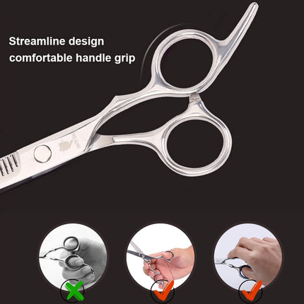 Hair Cutting Scissors Set, 6 Inch Hairdressing Thinning Shears for