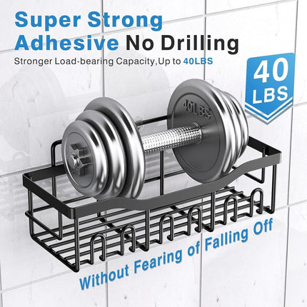 Adhesive Shower Caddy, 5 Pack Rustproof Stainless Steel Bath