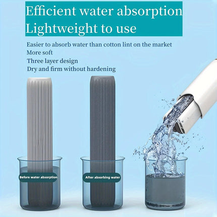 Portable Mini Mop, Self-Squeeze Sponge Mops, Lazy Hand-Free Household