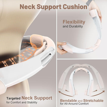 Portable Neck Fan with 6 Powerful Speeds, 8000mAh Battery Operated