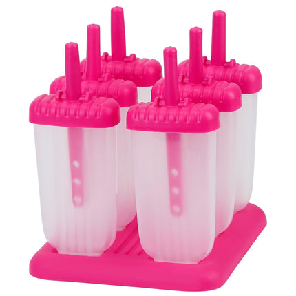 6Pcs Popsicle Molds Reusable Ice Cream DIY Ice Pop Maker Ice Bar Maker