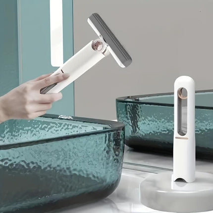 Portable Mini Mop, Self-Squeeze Sponge Mops, Lazy Hand-Free Household