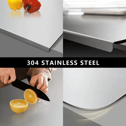 XXL cooked meat baking tray, double-sided cutting board, stainless