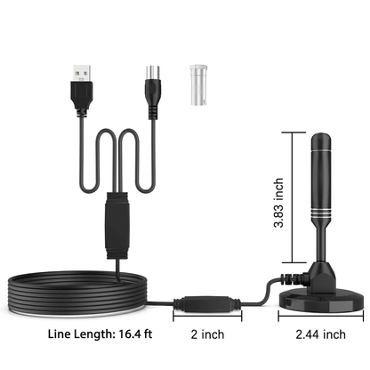 5600Miles Upgraded TV Antenna HDTV Amplified Digital 4K 1080P Long