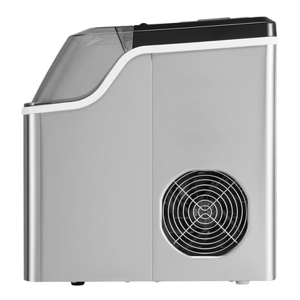 Countertop Ice Maker, 24 Cubes Ready in 15 Mins, 45lbs in 24Hrs,