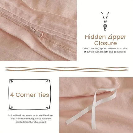 Serta Simply Clean Solid Duvet cover Twin