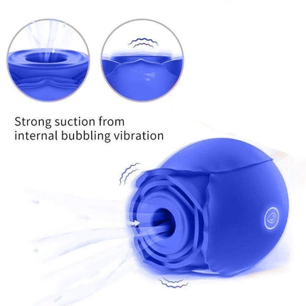 Discreet 10 Speed Personal Massage Rose Vibrator sucking Massager for