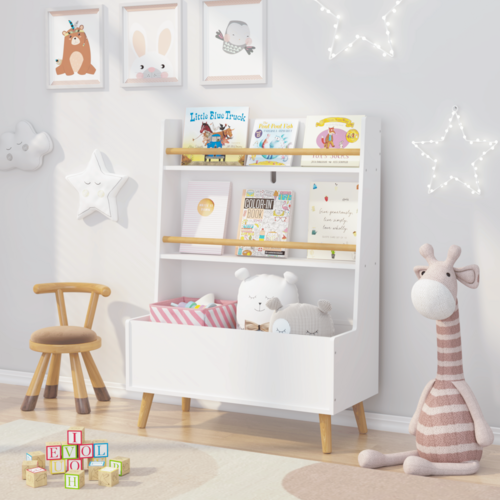 Kids Bookshelf, Book and Magazine Rack, Book Organizer, toy Storage