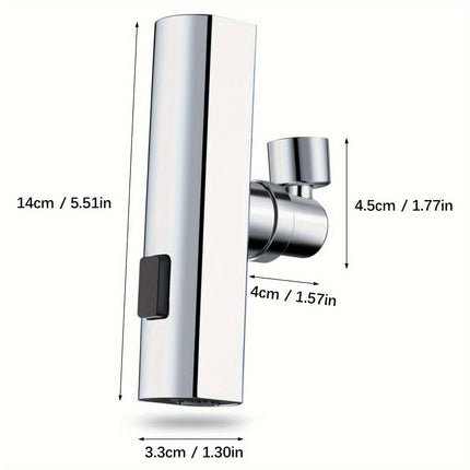 3 in 1 Large-Scale 360° Waterfall Kitchen Faucet - Touch-Controlled,