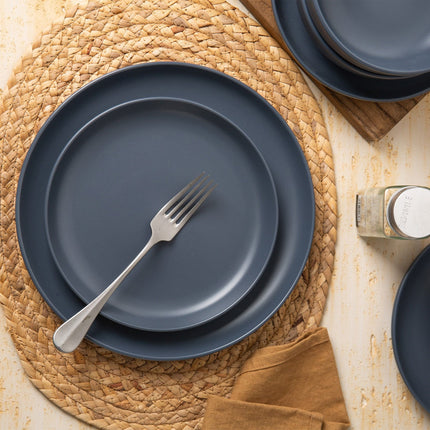 12-Piece Stoneware Dinnerware Sets with Mugs | Microwave & Dishwasher