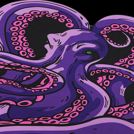Octopus Bathroom Rug Non-Slip Mat -, Microfiber Absorbent Octopus Rug