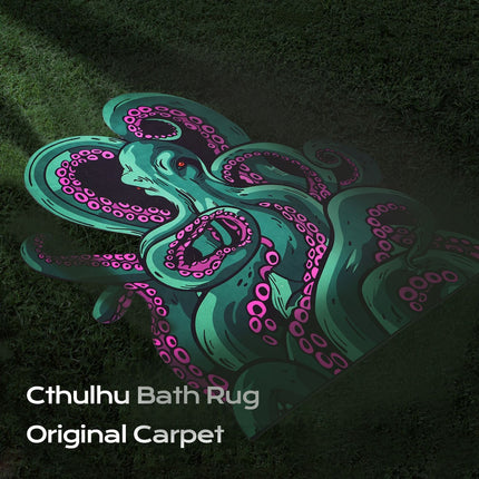 Octopus Bathroom Rug Non-Slip Mat -, Microfiber Absorbent Octopus Rug