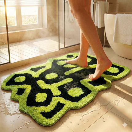 Lighter Tufted Rug Art Rug for Bedroom Living Room Retro Rainbow