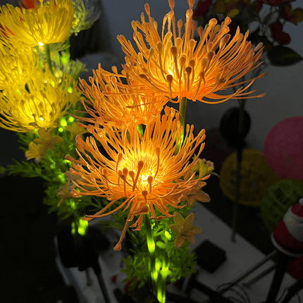4 Pack Solar Garden Lights Outdoor, Solar Flower Lights for Yard with