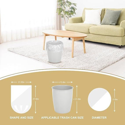 8-10 Gallon Trash Bag Strong, Leakage-Free, Medium Garbage Bags